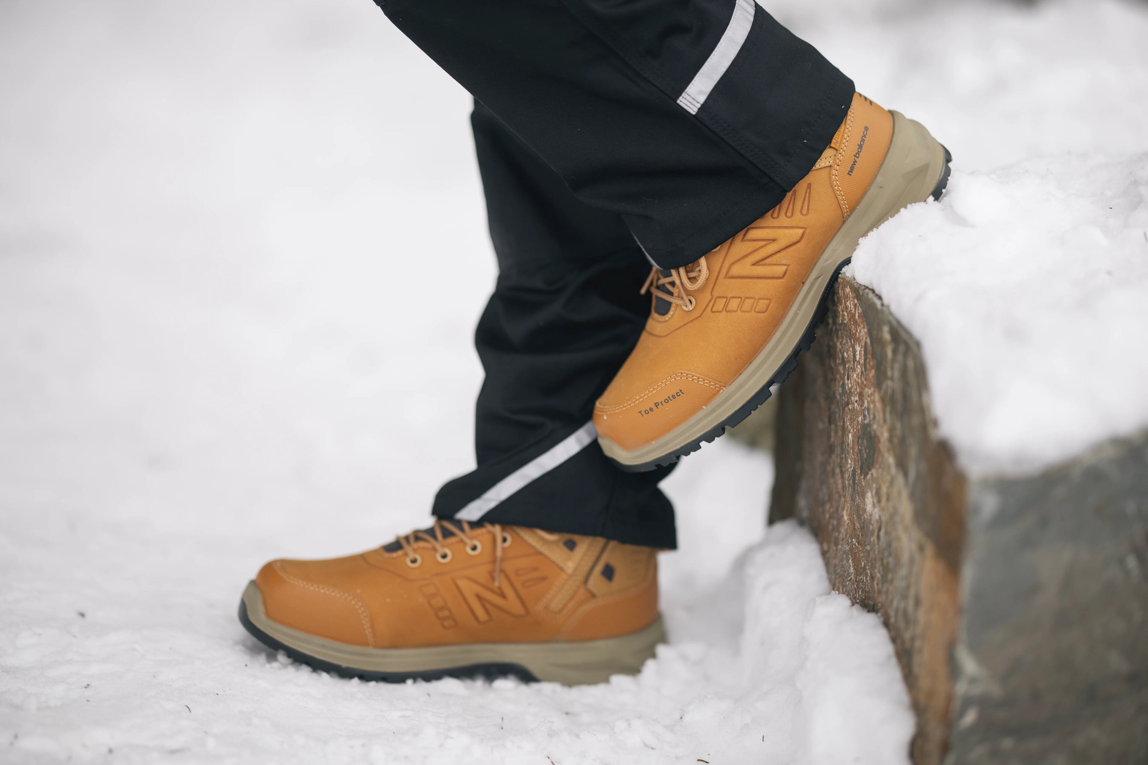 New Balance Calibre Safety Boots S3L FO HRO SR SC Wheat Width 2E (6)