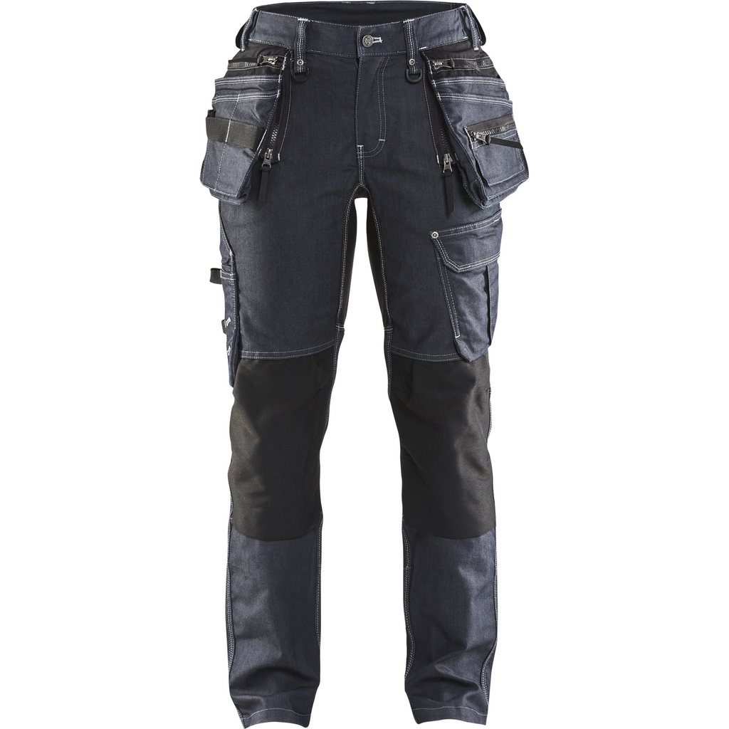 Blaklader X1900 Women's Stretch Craftsman Work Trousers, Navy/Black