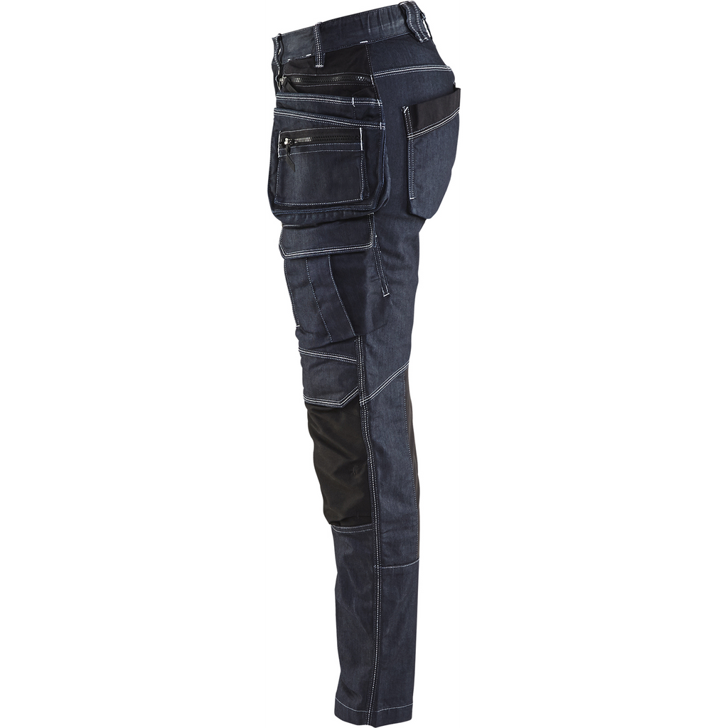 Blaklader X1900 Women's Stretch Craftsman Work Trousers, Navy/Black (3)
