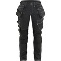 Blaklader X1900 Ladies Stretch Craftsman Work Trousers, Black