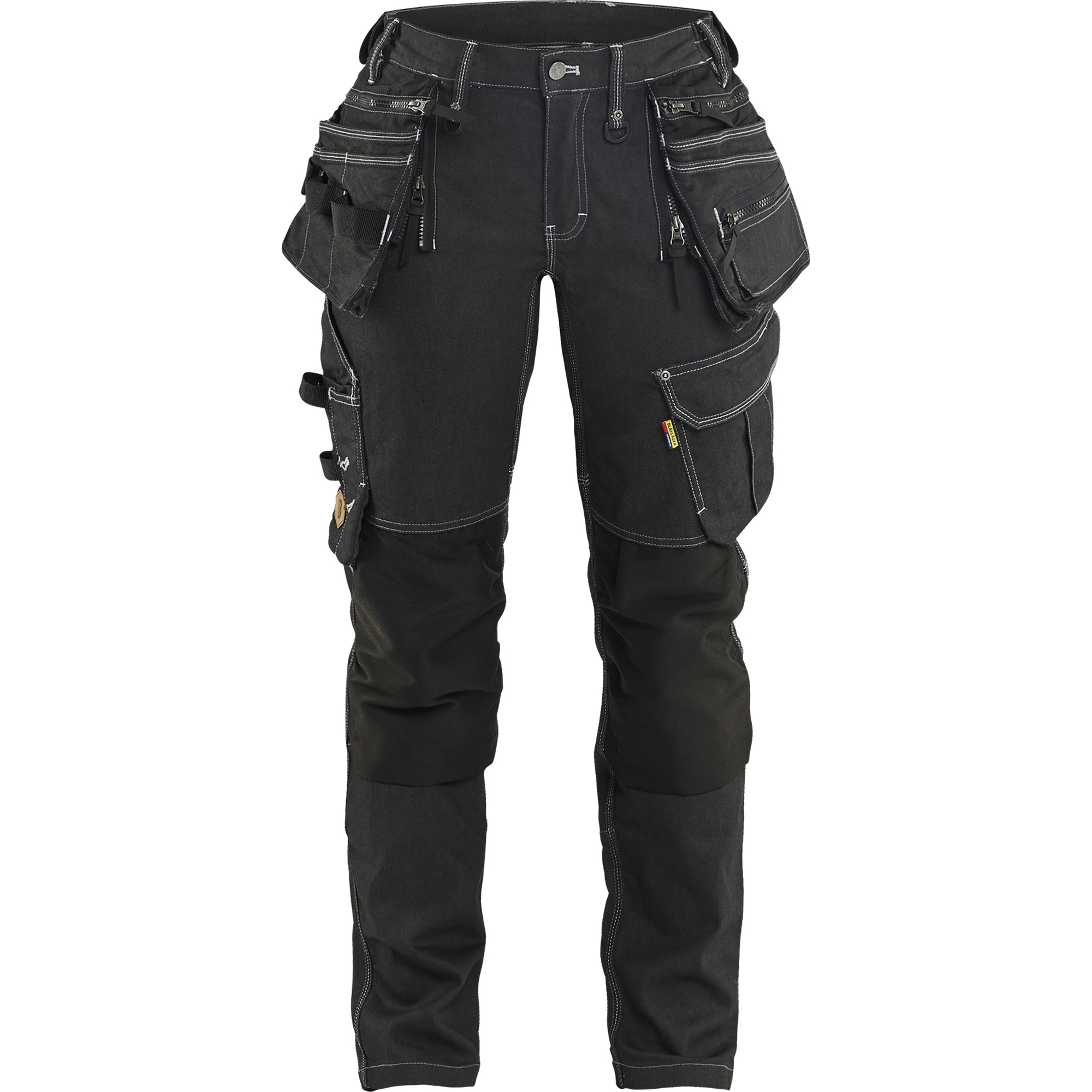Blaklader X1900 Ladies Stretch Craftsman Work Trousers, Black