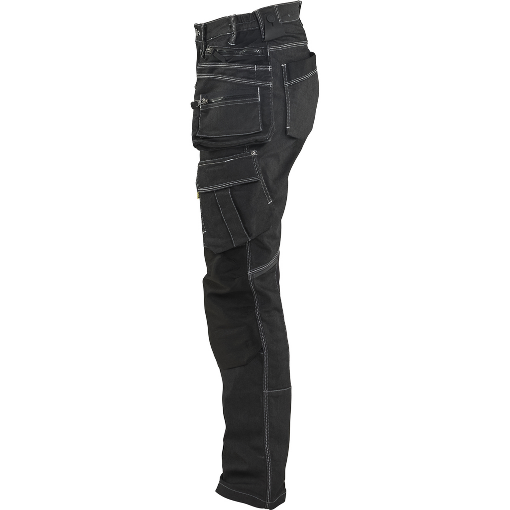 Blaklader X1900 Ladies Stretch Craftsman Work Trousers, Black (3)