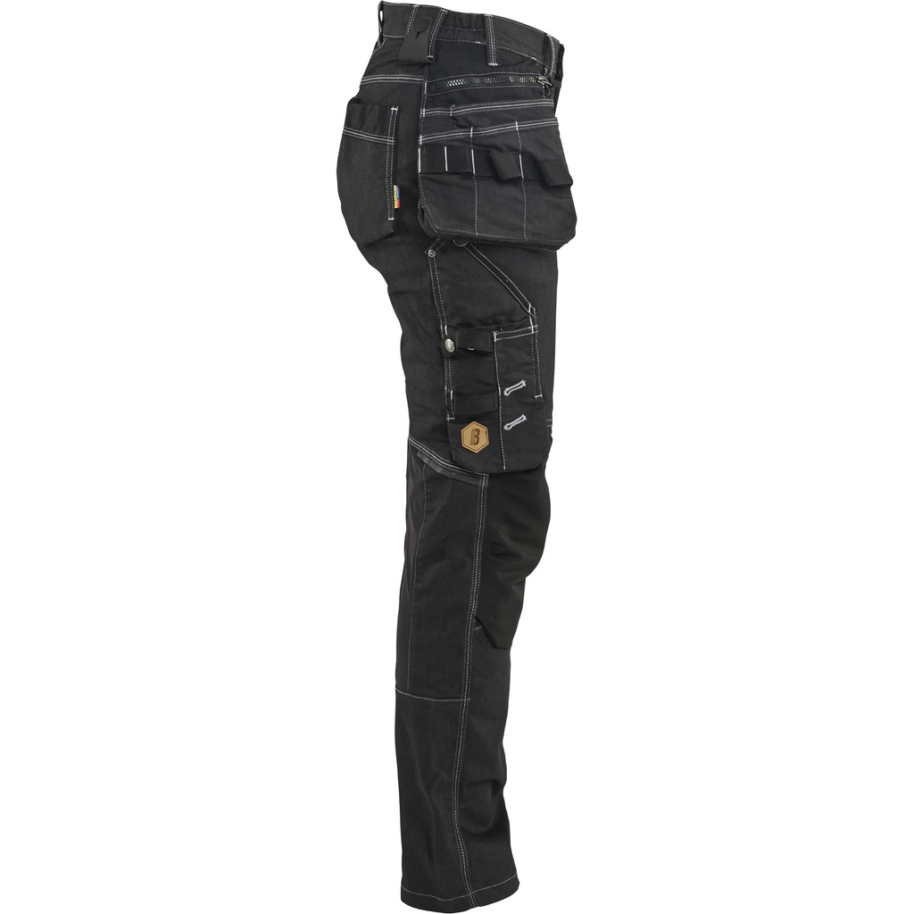 Blaklader X1900 Ladies Stretch Craftsman Work Trousers, Black (2)