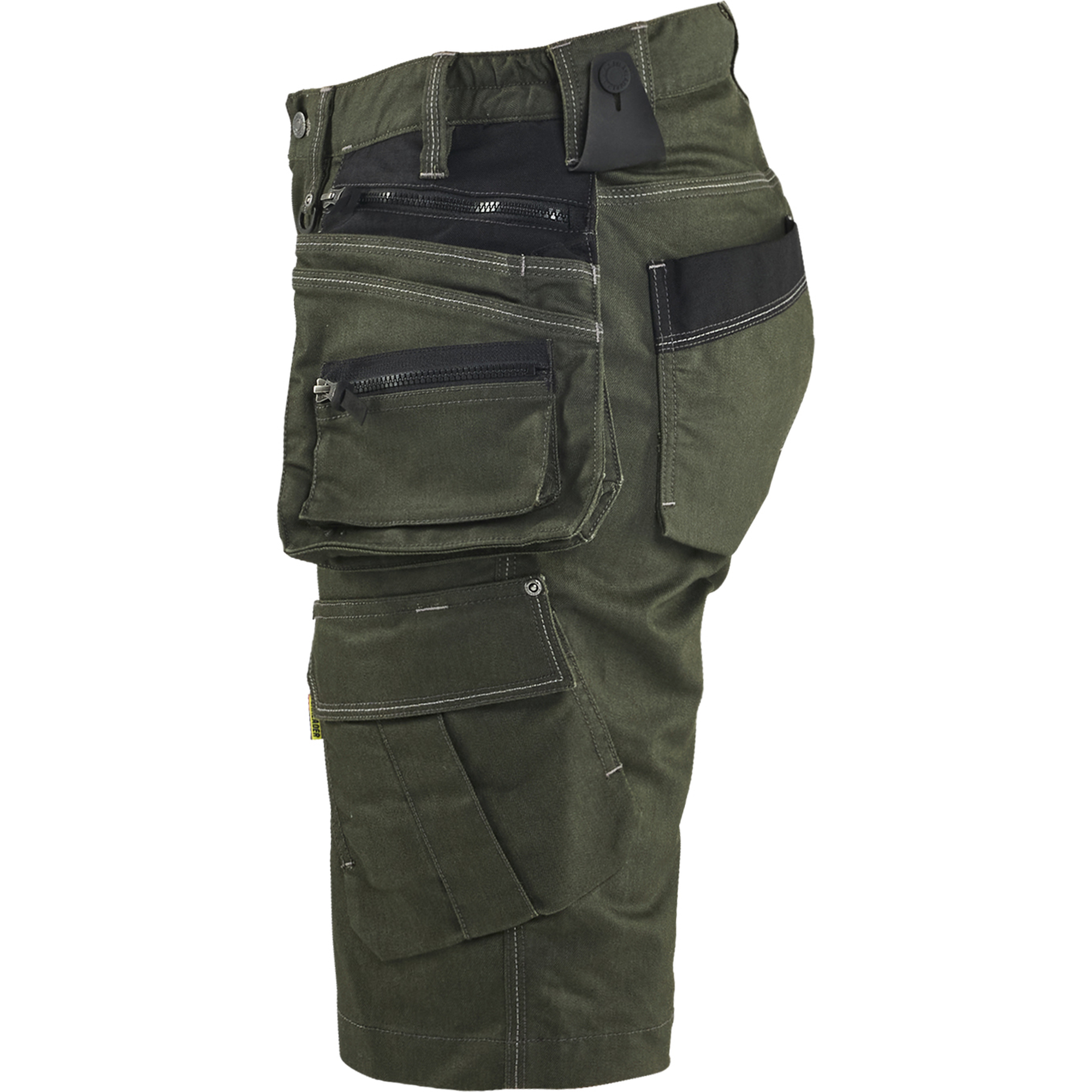 Blaklader X1900 Ladies Stretch Craftsman Shorts, Forest Green/Black (3)
