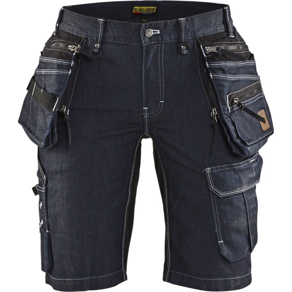 Blaklader Ladies Craftsman Shorts X1900 Stretch, Navy Blue/Black