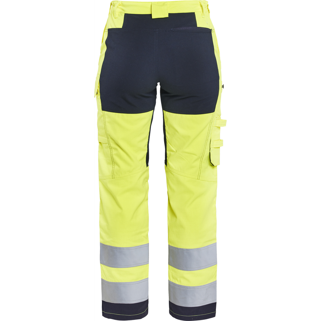 Blaklader Ladies Multi-Norm Stretch Work Trousers, Yellow/Navy (3)