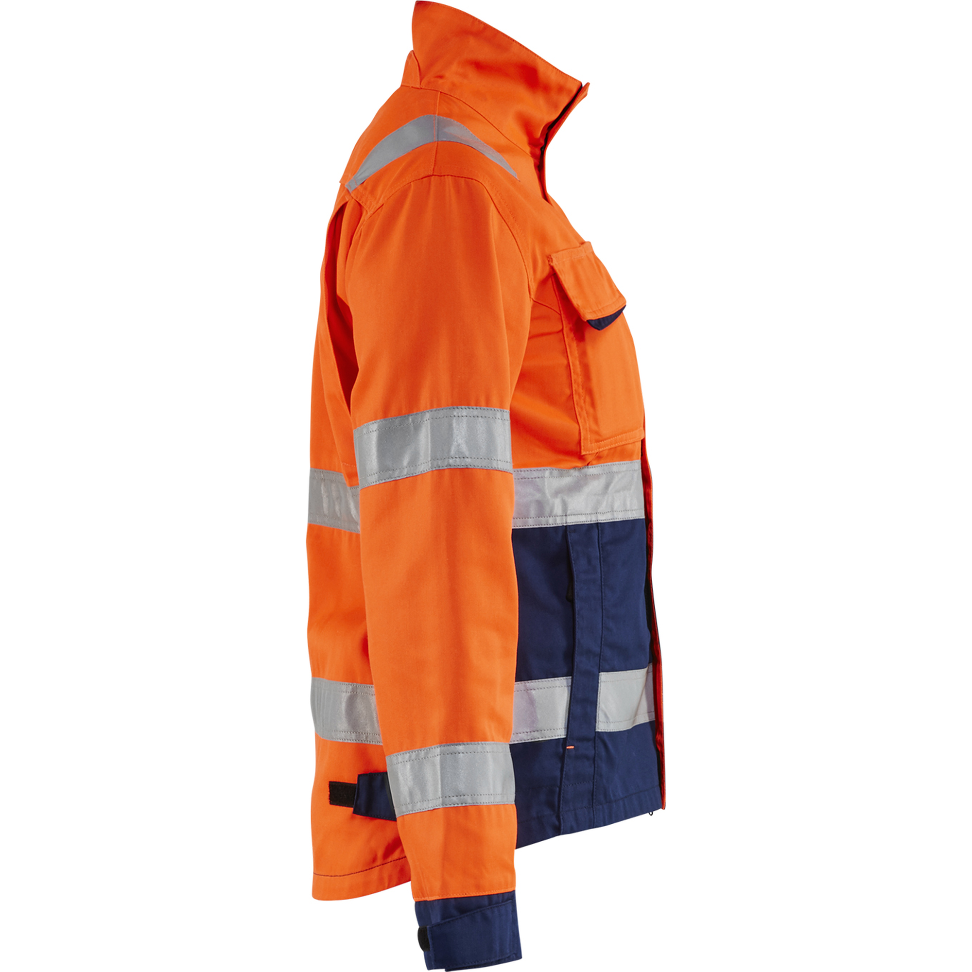 Blaklader High Vis Ladies Jacket, Orange/Navy Blue (2)
