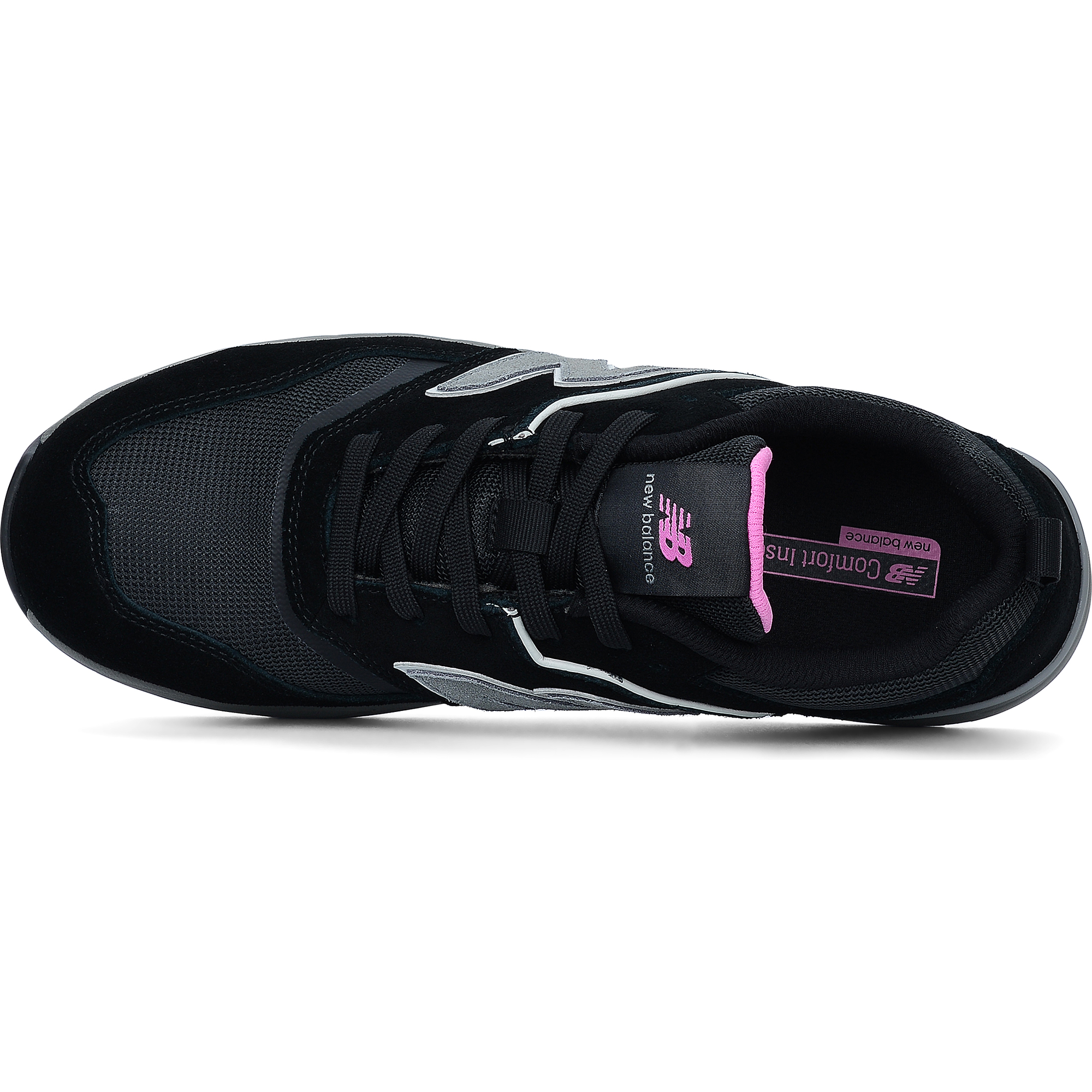 New Balance Elite Lite Womens Safety Shoe S1 PL HRO FO SC SR Black/rose (4)