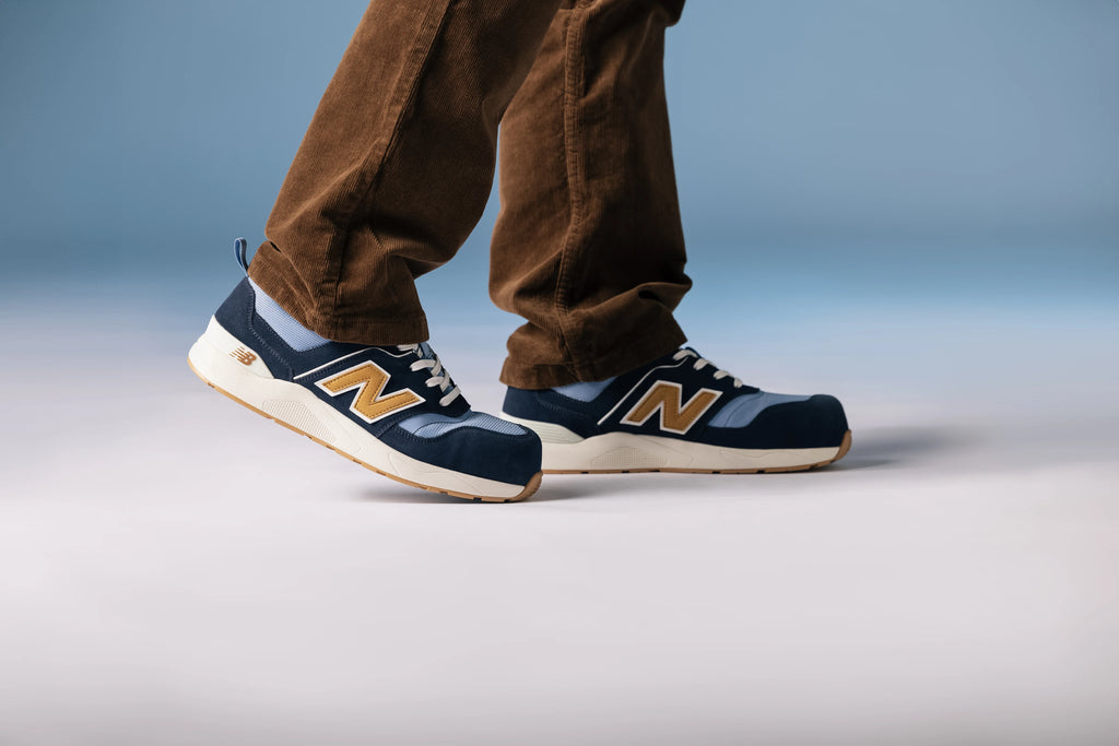 New Balance Elite Lite Safety Shoes S1 PL HRO FO SC SR Blue/coffee (11)