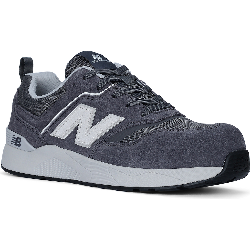 New Balance Elite Lite Mens Safety Shoes S1 PL HRO FO SC SR Grey/white