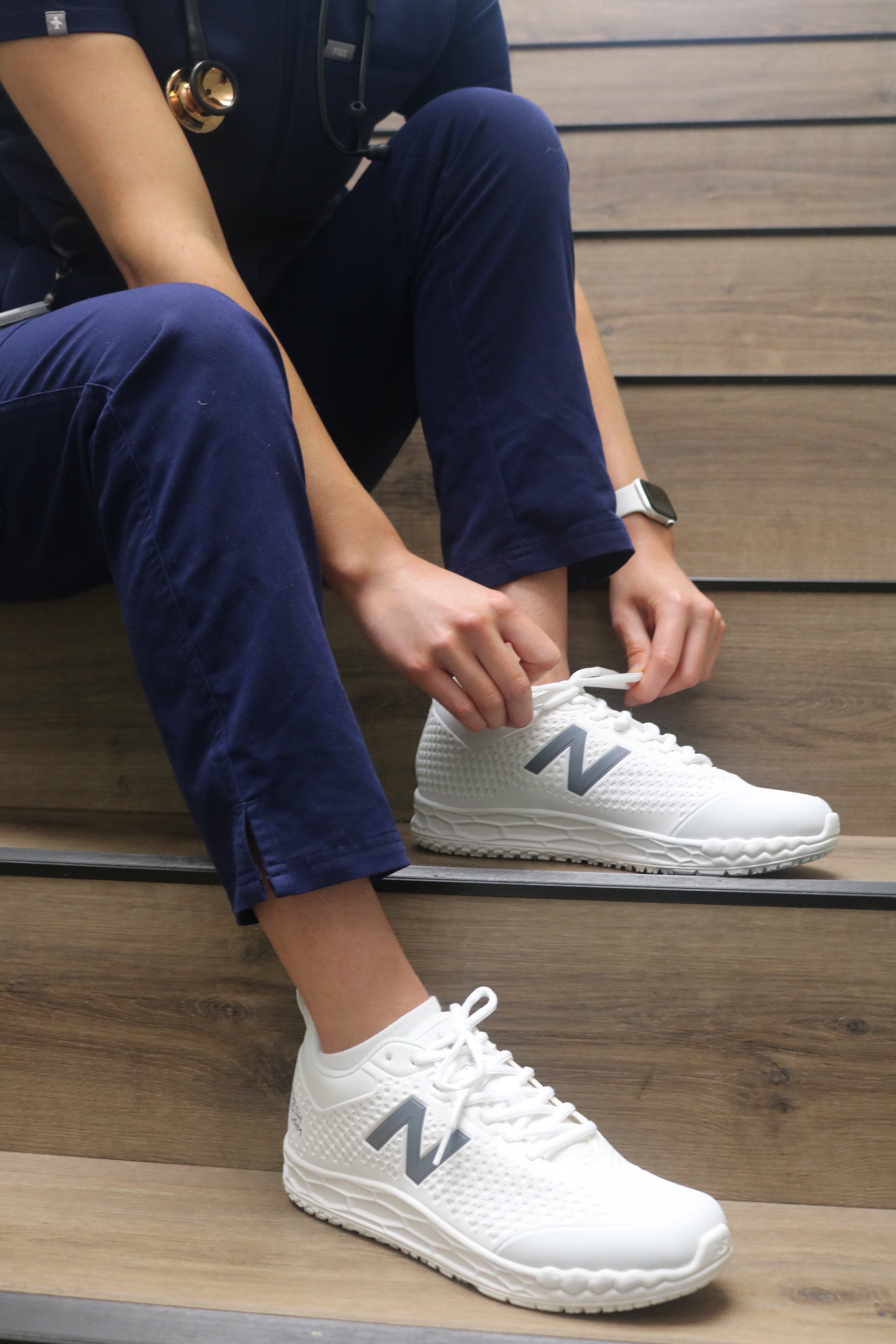 New Balance 906SR Womens Occupational Shoes OB E HRO SRC, White (12)