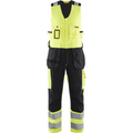 Blaklader High Vis Combination Trousers, Yellow/Black
