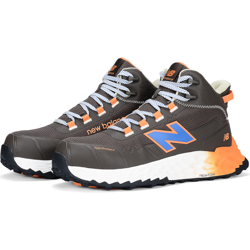 New Balance Cremorne Mid Safety boots S3L, chocolate / orange (8)