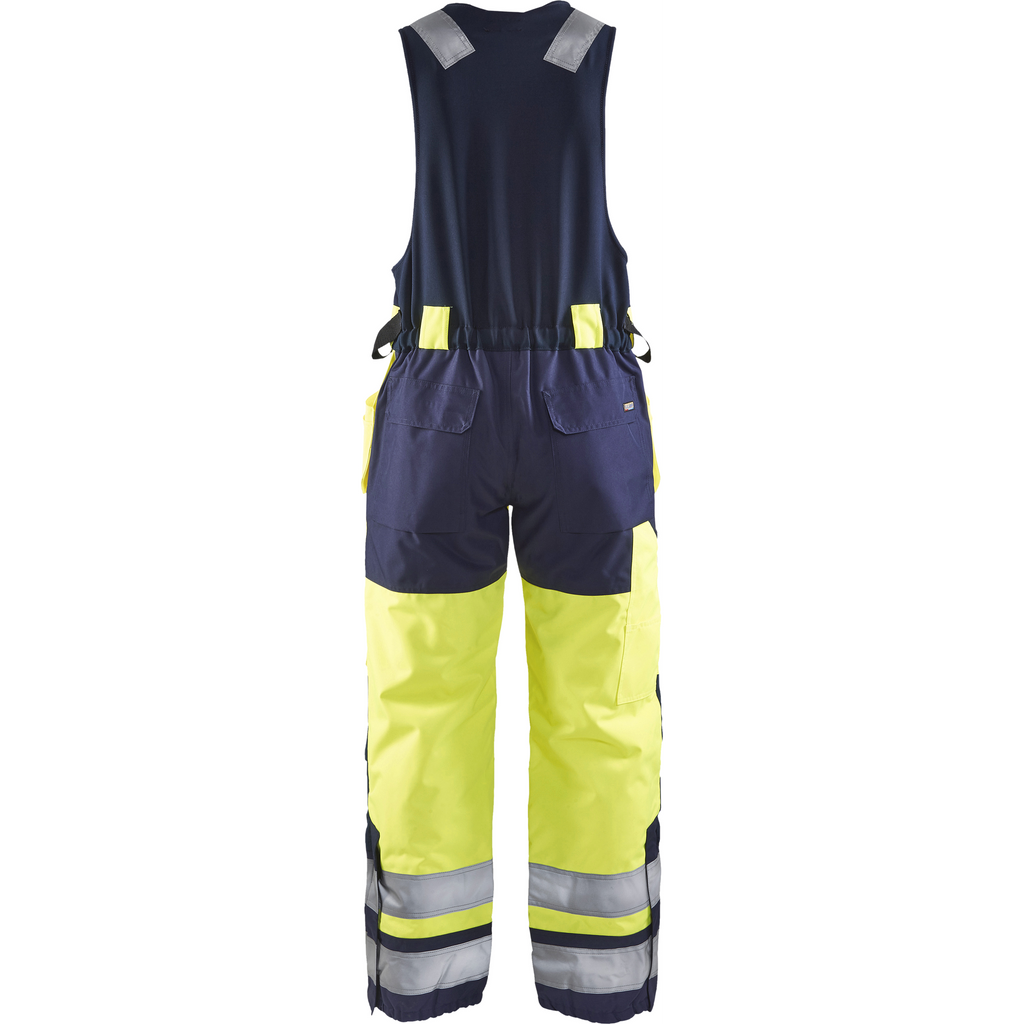 Blaklader High Vis Sleeveless Coverall, Yellow/Navy Blue (4)