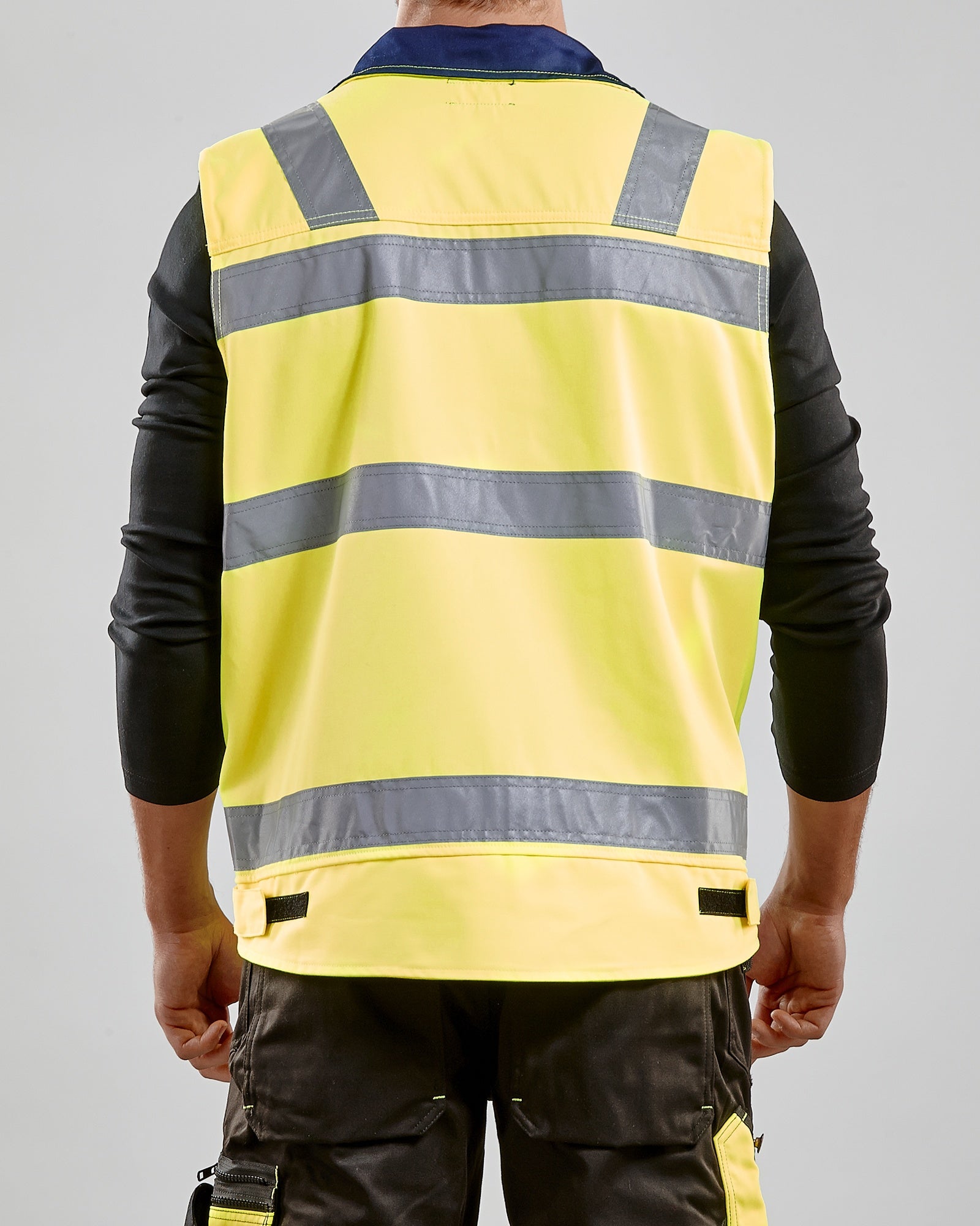 Blaklader High Vis Vest, Yellow/Navy Blue (5)