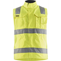 Blaklader High Vis Vest, Yellow/Navy Blue