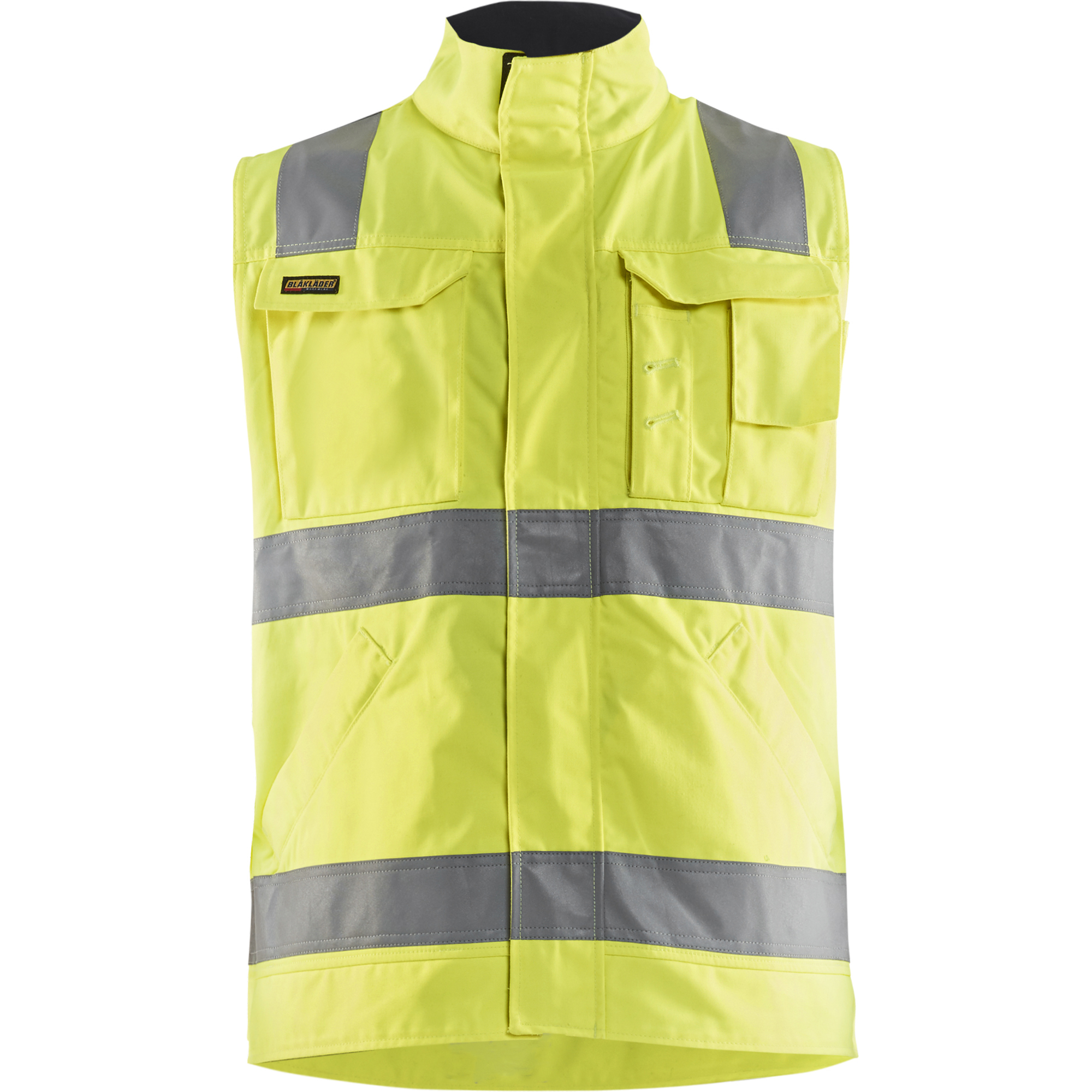 Blaklader High Vis Vest, Yellow/Navy Blue