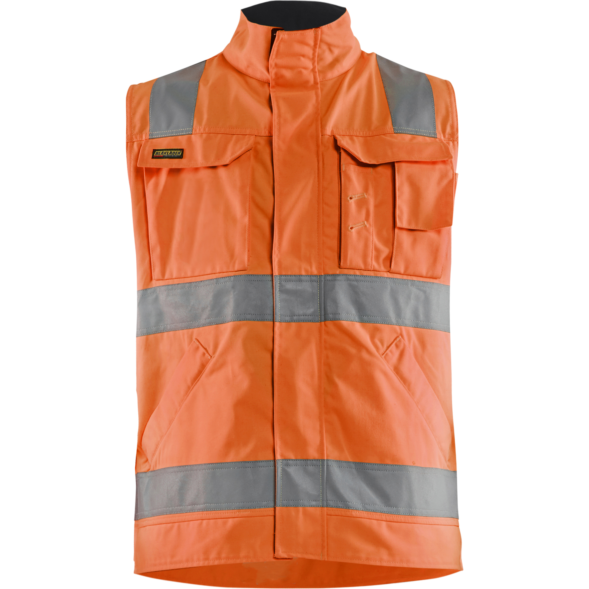Blaklader High Vis Weste, Orange/Marineblau