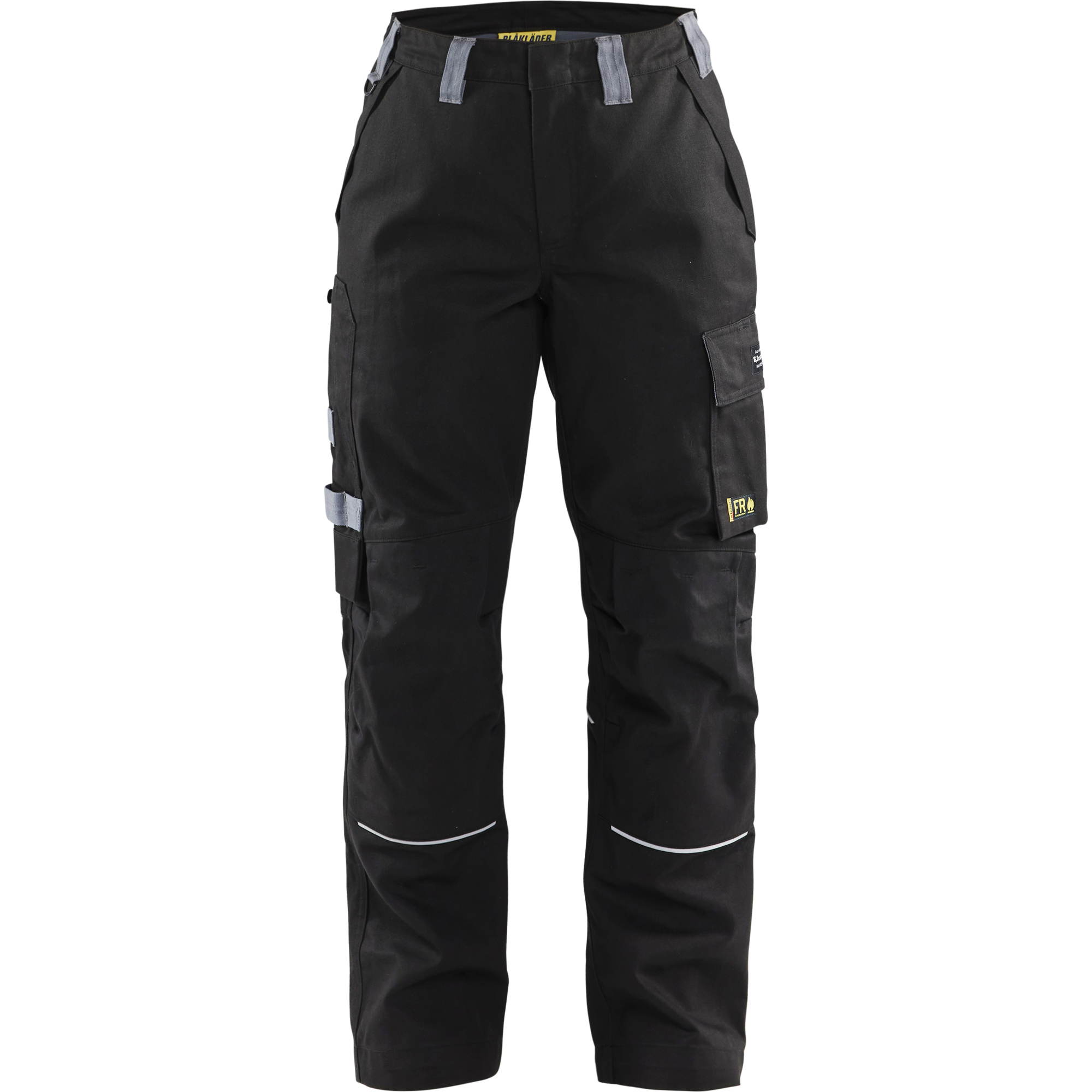 Blaklader Ladies Flame Resistant Work Trousers, Black/Grey