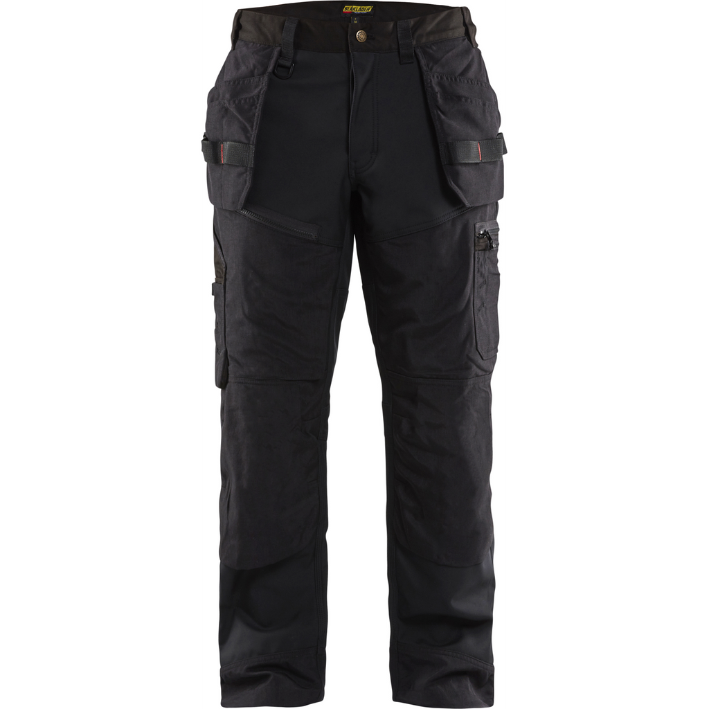 Blaklader Softshell Work Trousers, Black