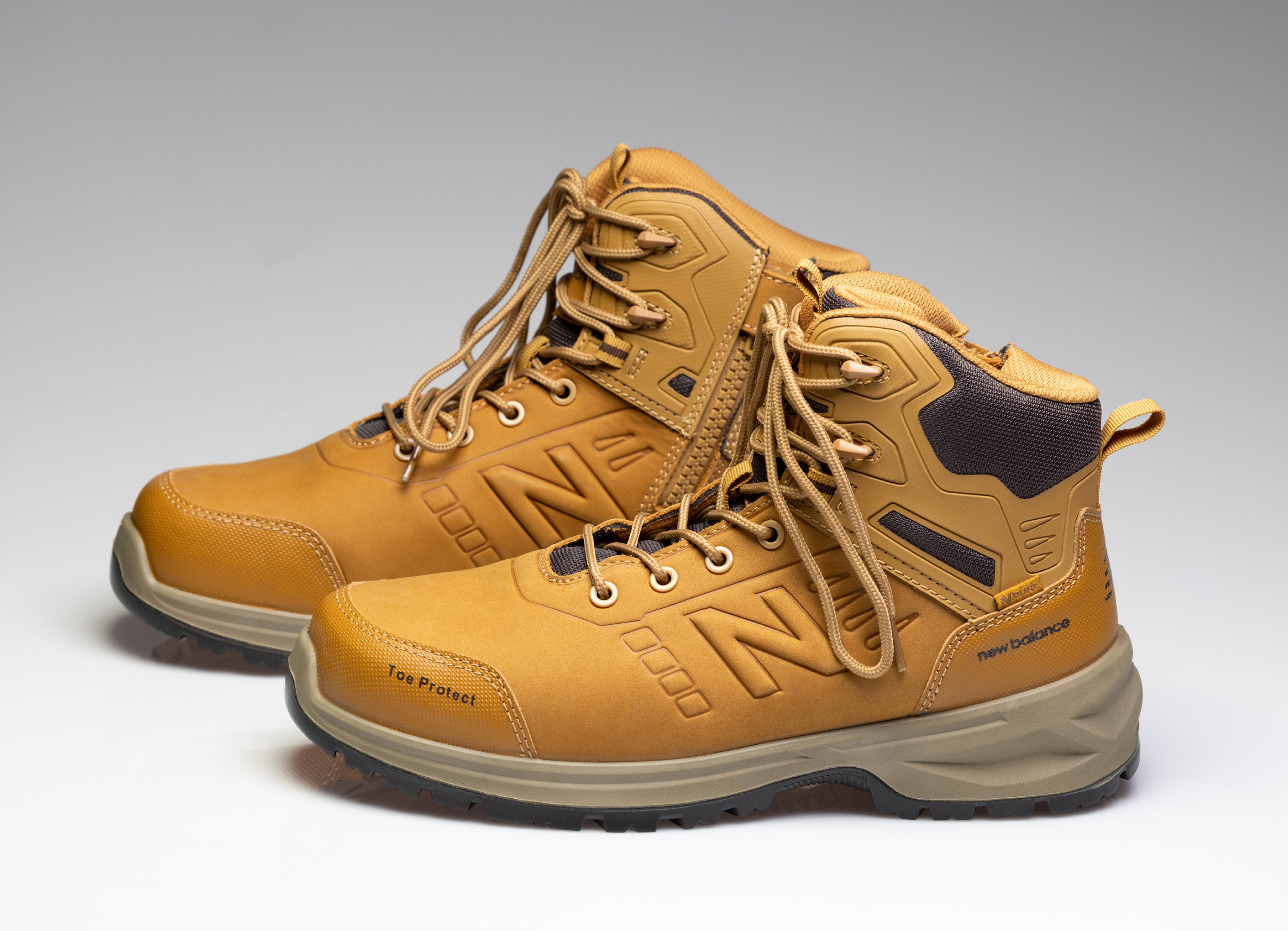 New Balance Calibre Safety Boots S3L FO HRO SR SC Wheat Width 2E (10)