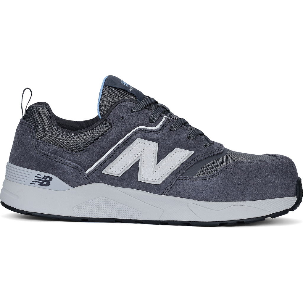 New Balance Elite Lite Womens Safety Shoe S1 PL HRO FO SC SR Magnet/whispy Blue (2)