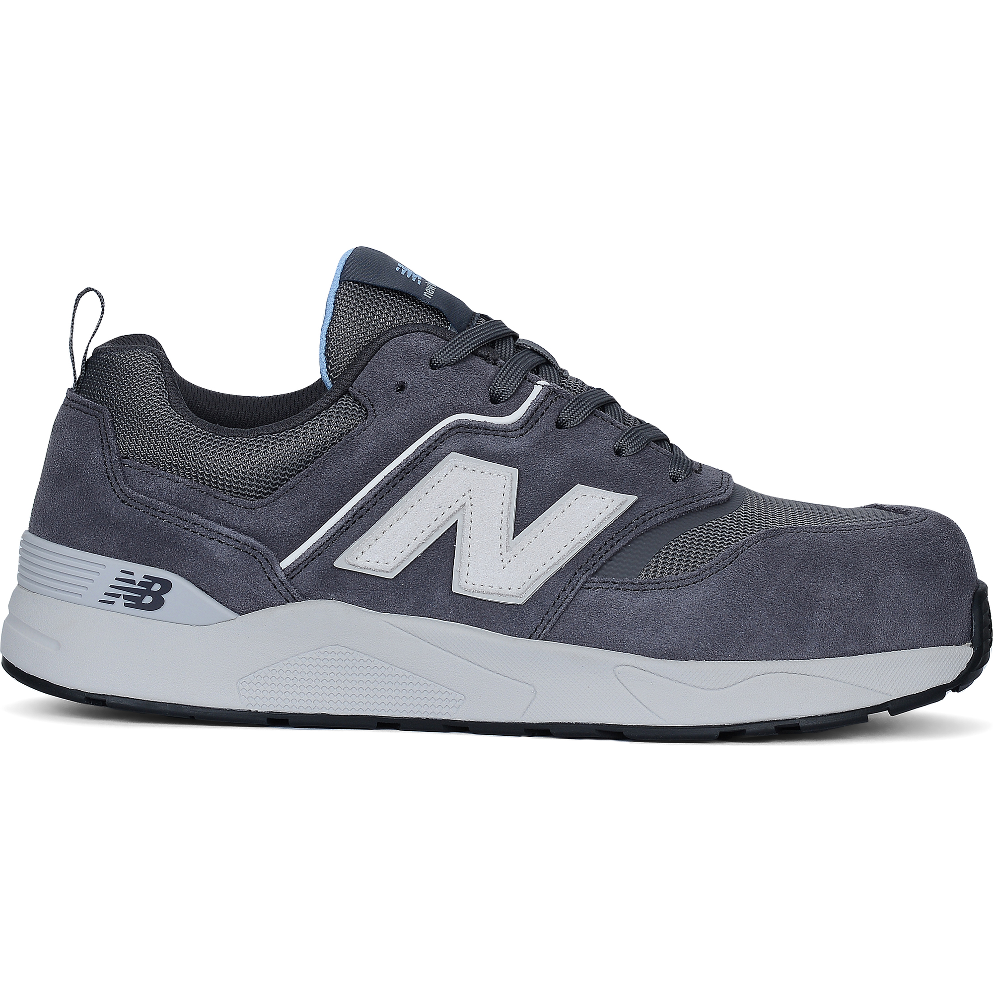 New Balance Elite Lite Womens Safety Shoe S1 PL HRO FO SC SR Magnet/whispy Blue (2)