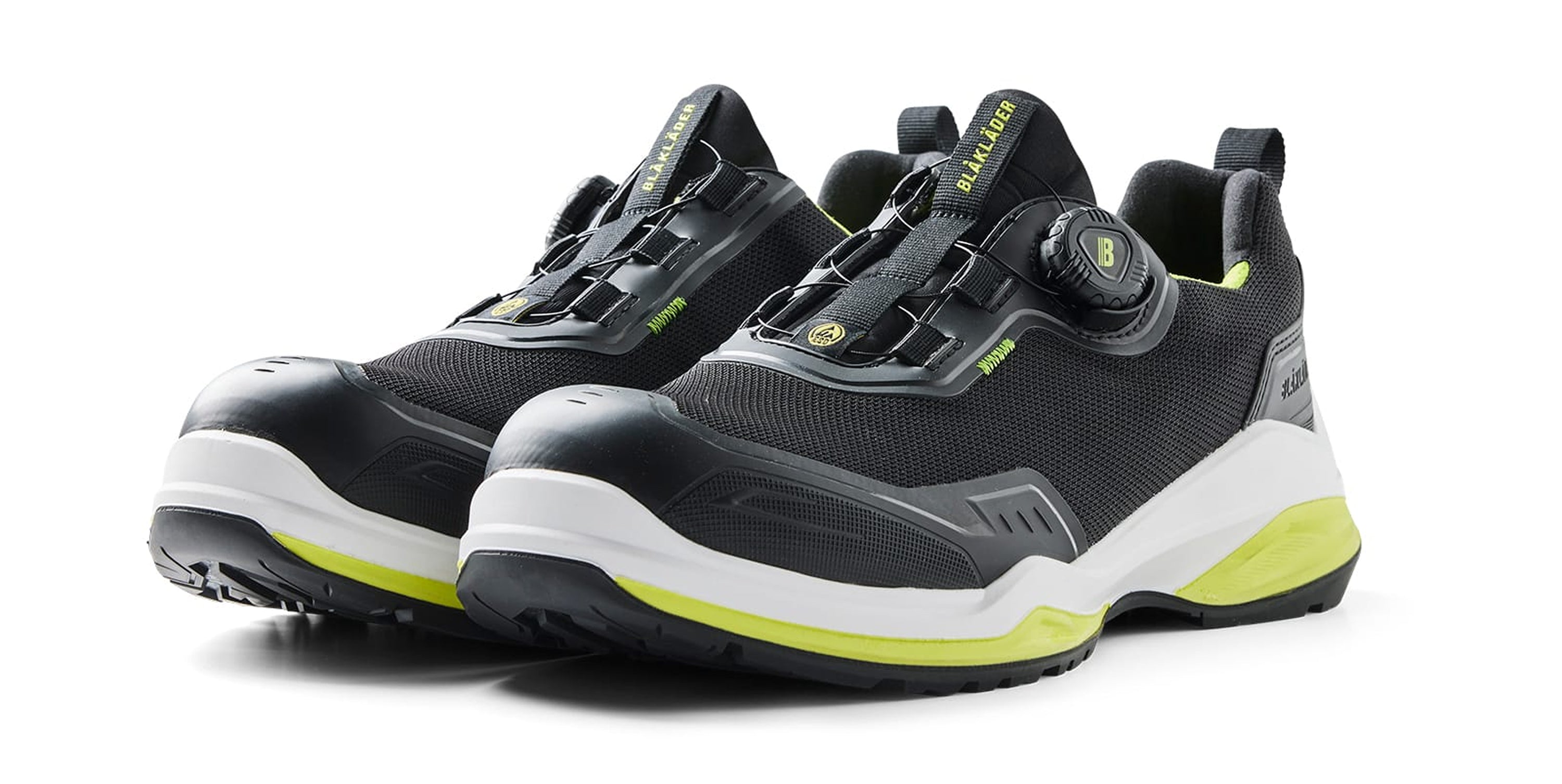 Blaklader STRIKER Safety Shoe, Black/Lime Green (4)