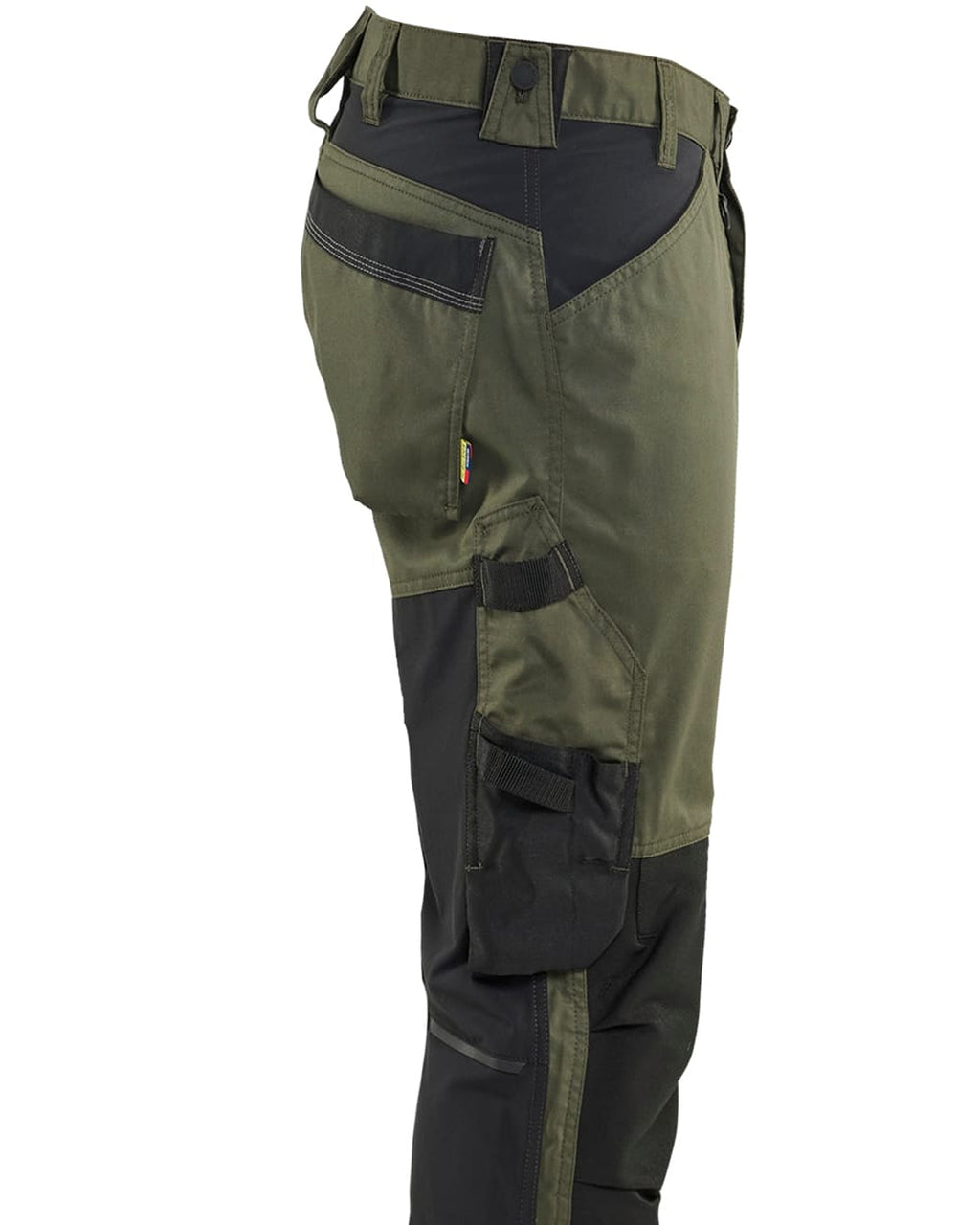Blaklader Stretch Craftsman Work Trousers, Forest Green/Black (5)