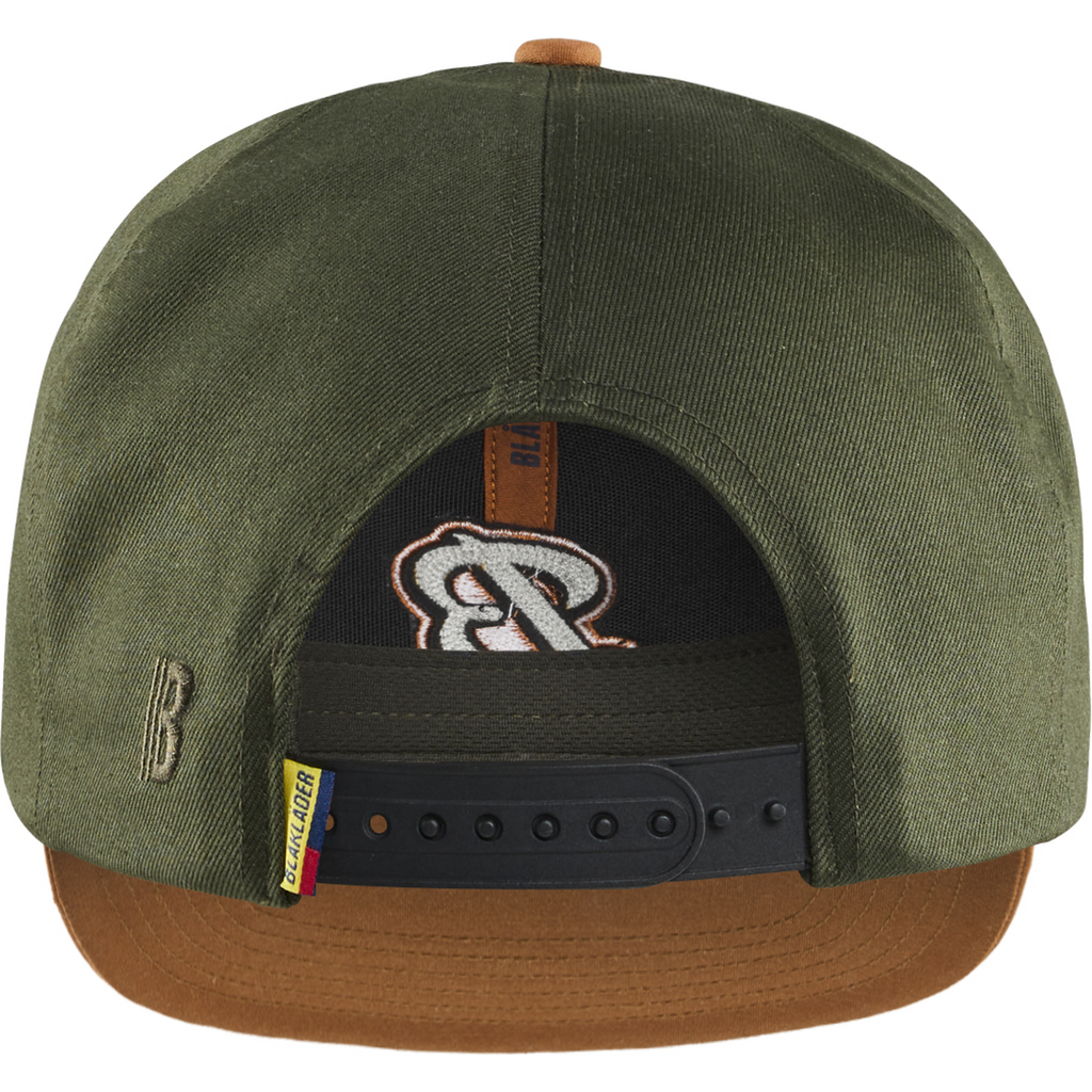 Blaklader Flatbrim Cap, Rust/Forest Green (4)