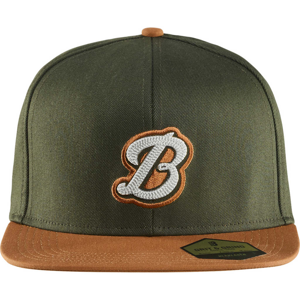 Blaklader Flatbrim Cap, Rust/Forest Green