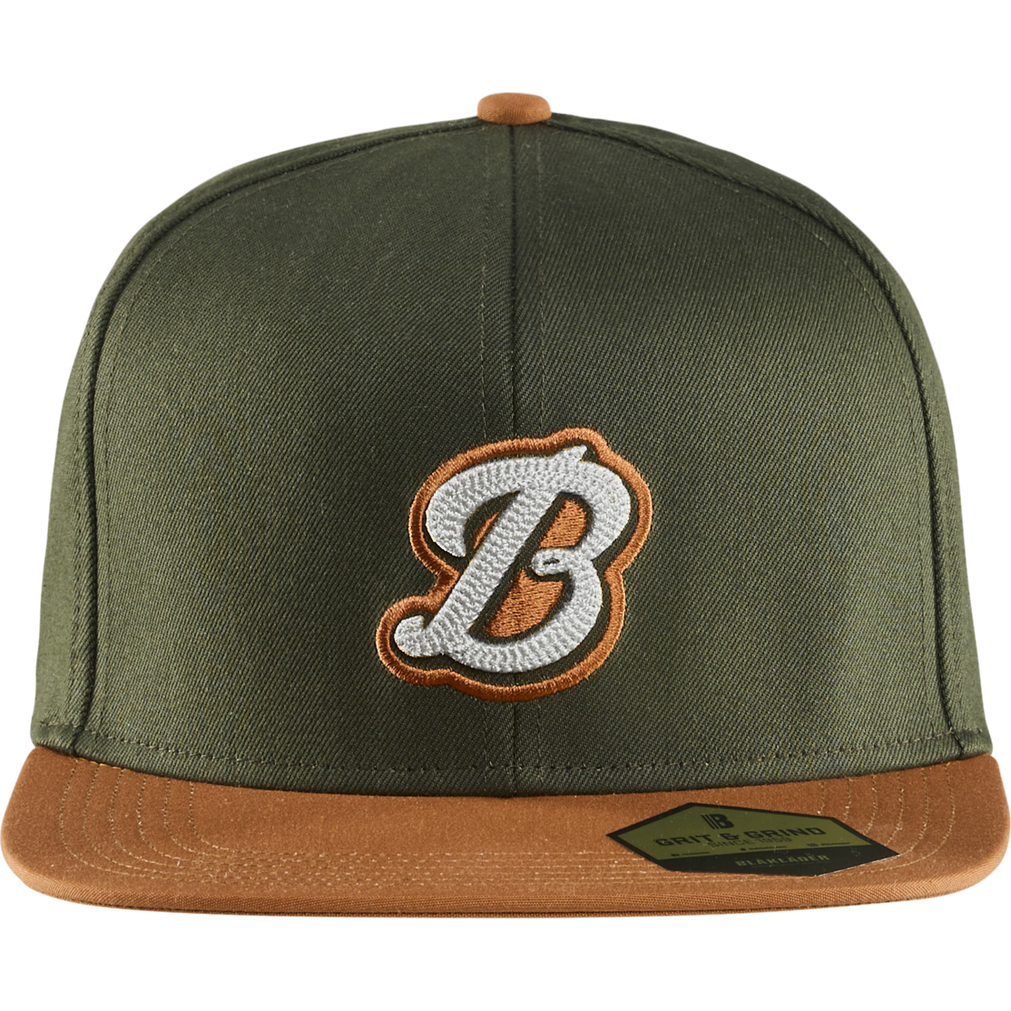 Blaklader Flatbrim Cap, Rust/Forest Green