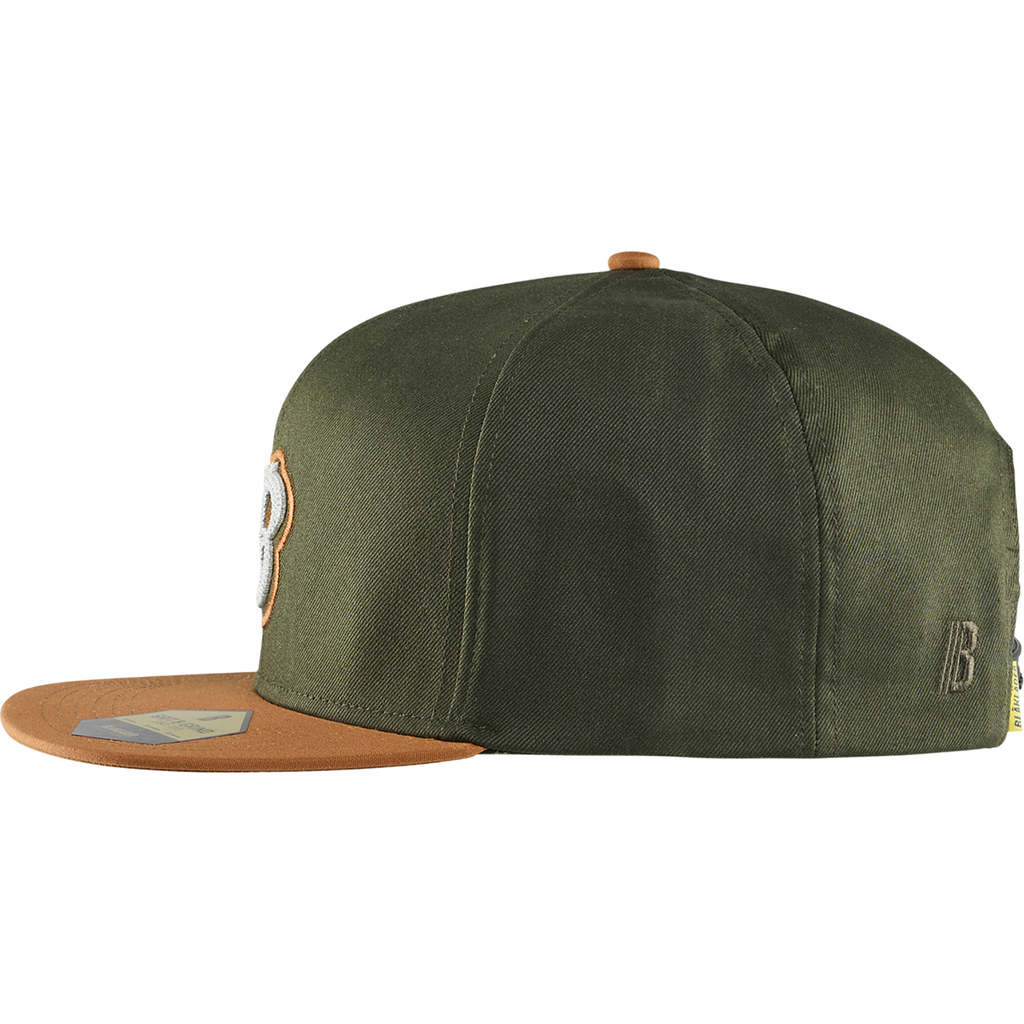 Blaklader Flatbrim Cap, Rust/Forest Green (3)