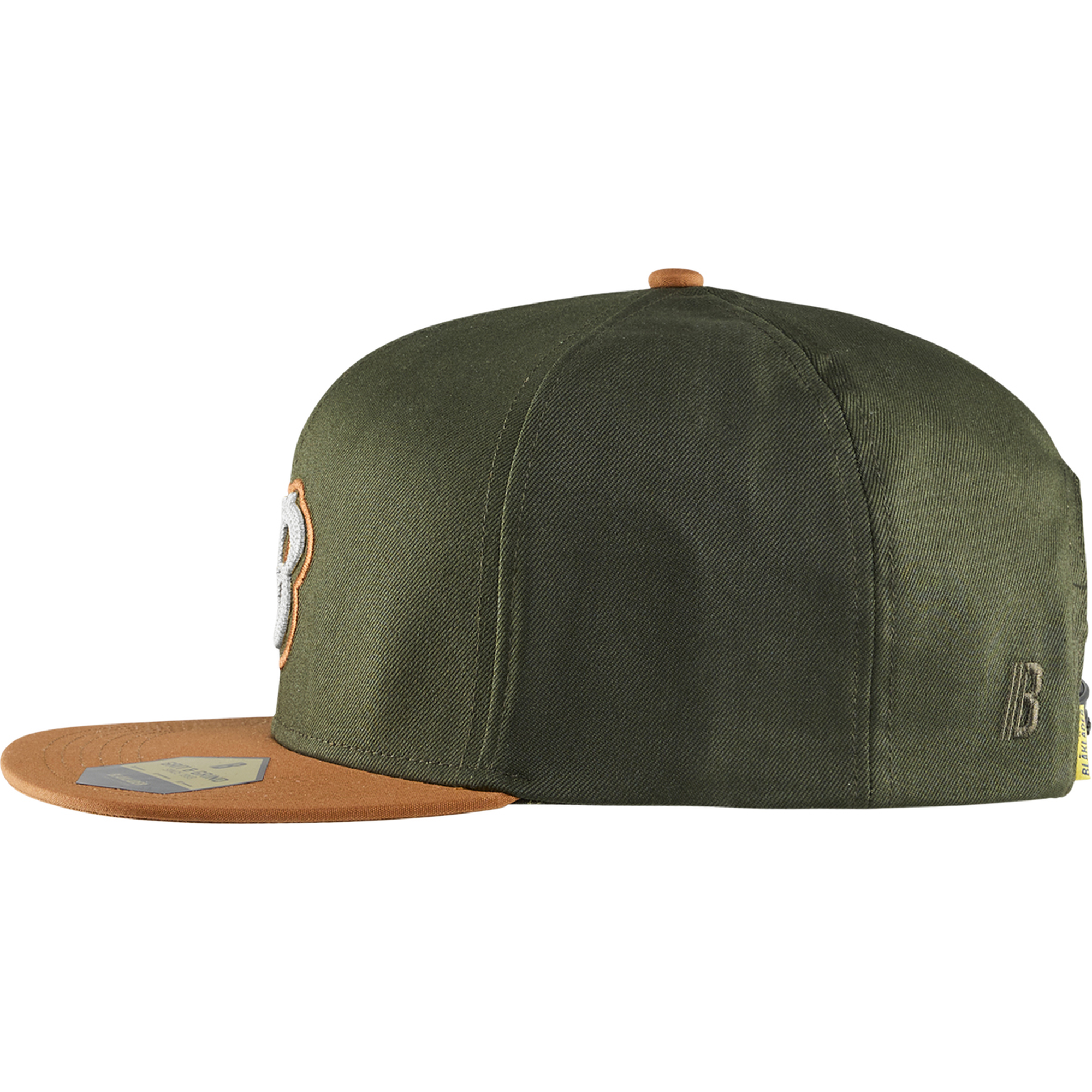 Blaklader Flatbrim Cap, Rust/Forest Green (3)