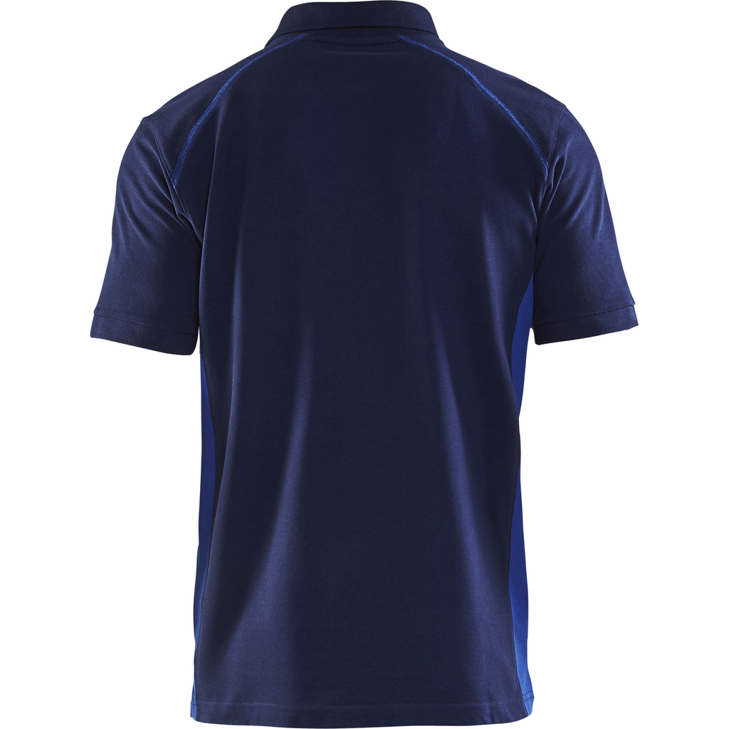 Blaklader Polo Shirt, Navy Blue/Royal Blue (4)