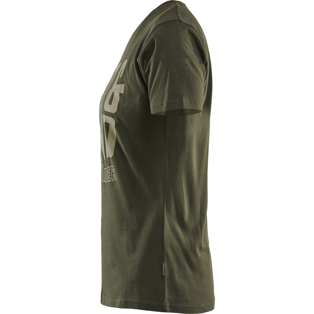 Blaklader Grit and Grind Women's T-Shirt, Forest Green (3)