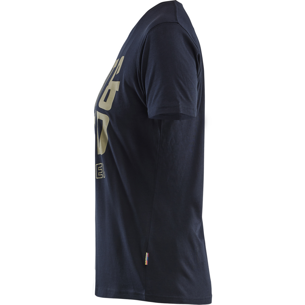 Blaklader Grit and Grind Ladies T-Shirt, Dark Navy Blue (3)