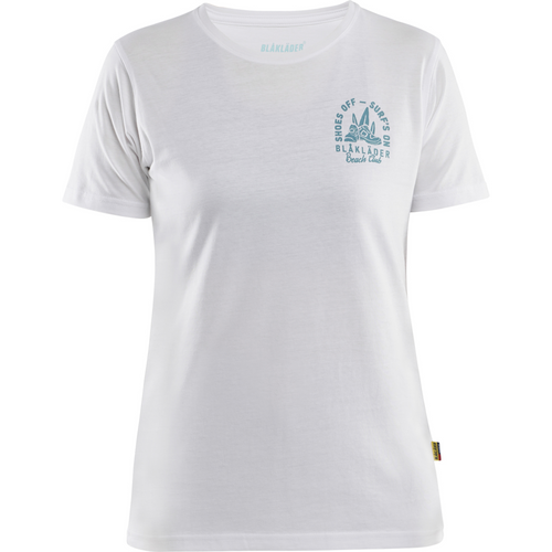 Blaklader Beach Club Damen T-Shirt, Weiß