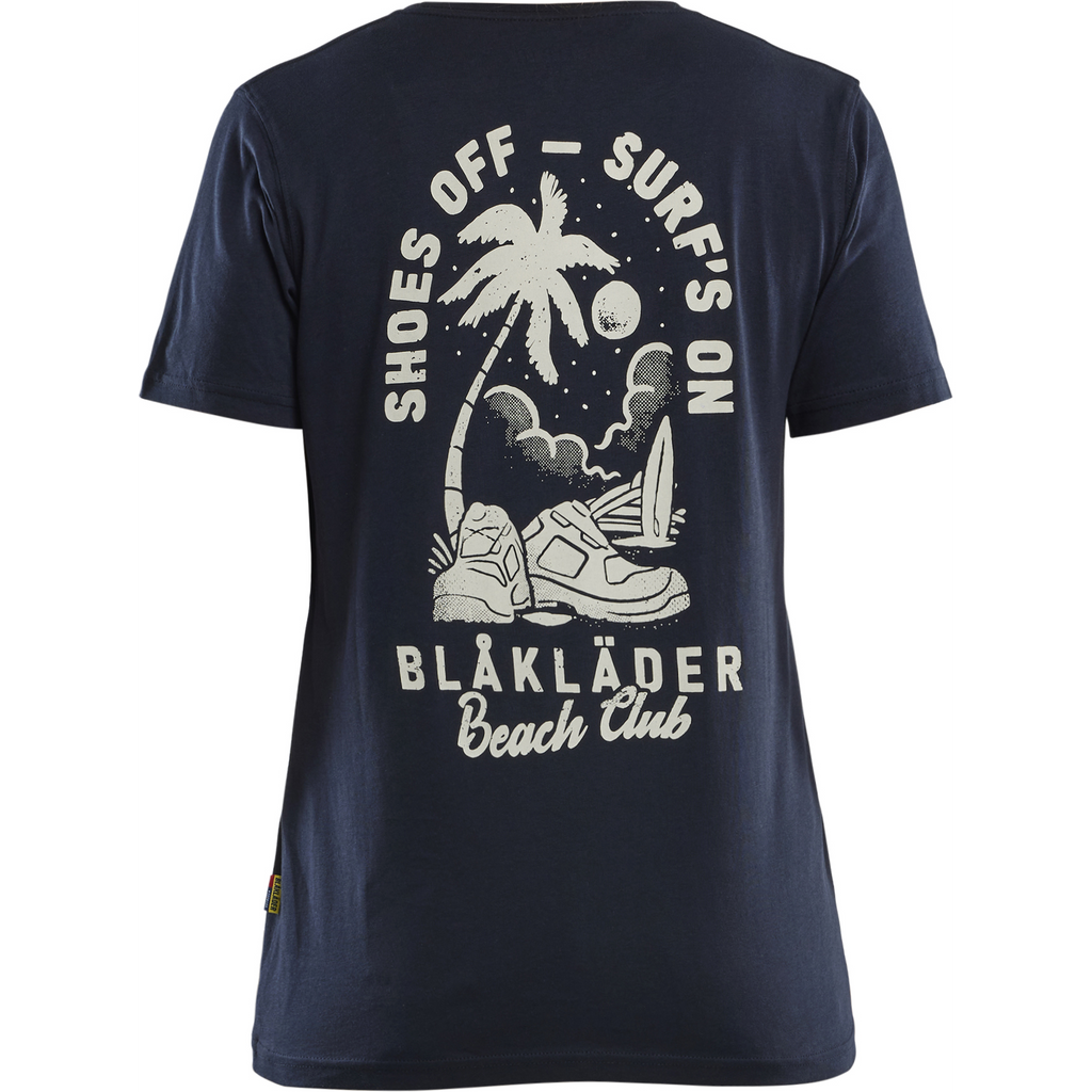 Blaklader Beach Club Ladies T-Shirt, Dark Navy (4)