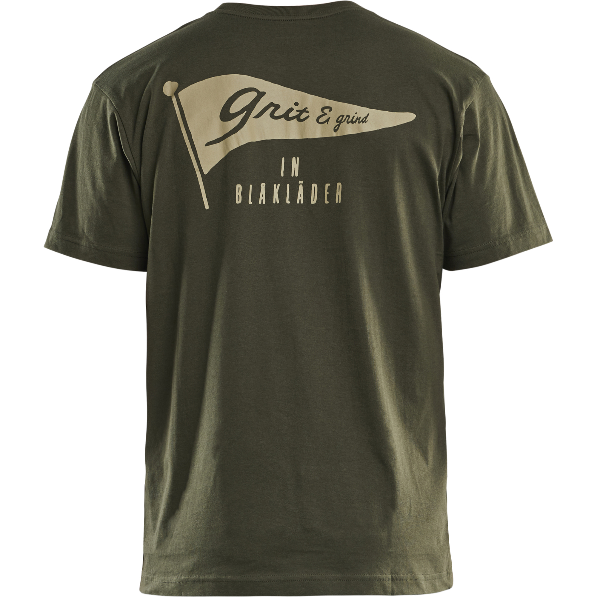Blaklader Grit Flag T-Shirt, Forest Green (4)