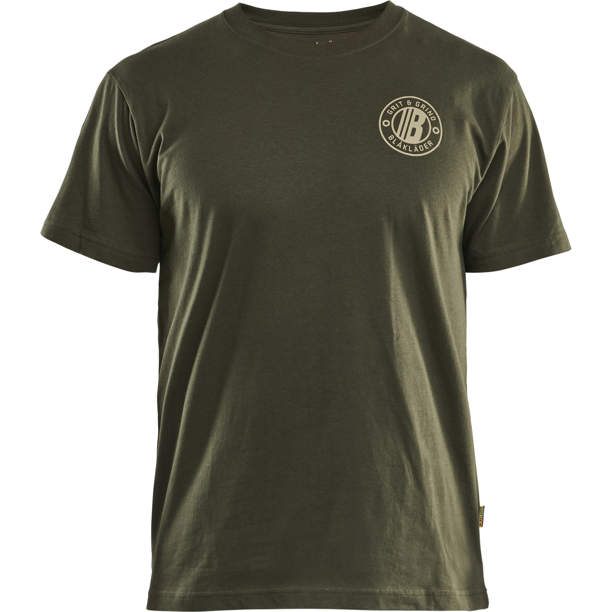Blaklader Grit Flag T-Shirt, Forest Green