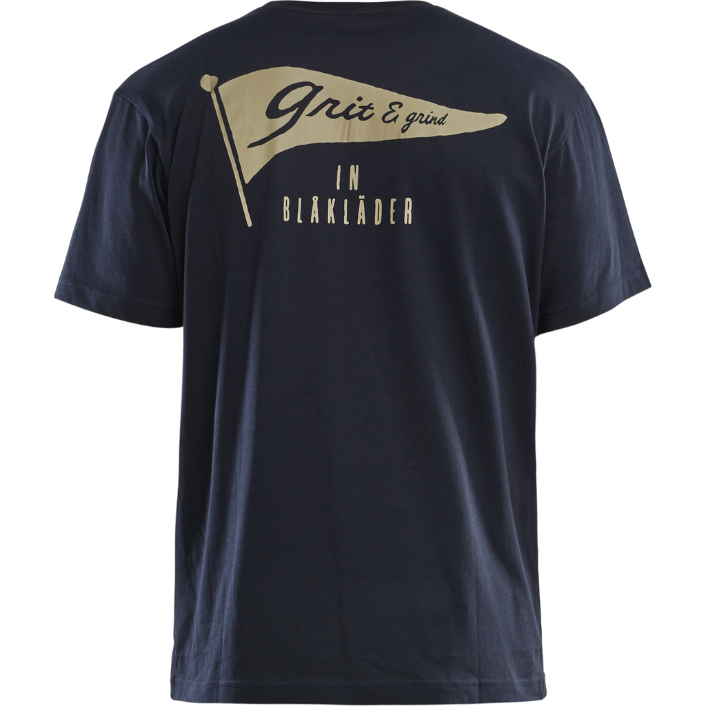Blaklader Grit Flag T-Shirt, Dark Navy (4)