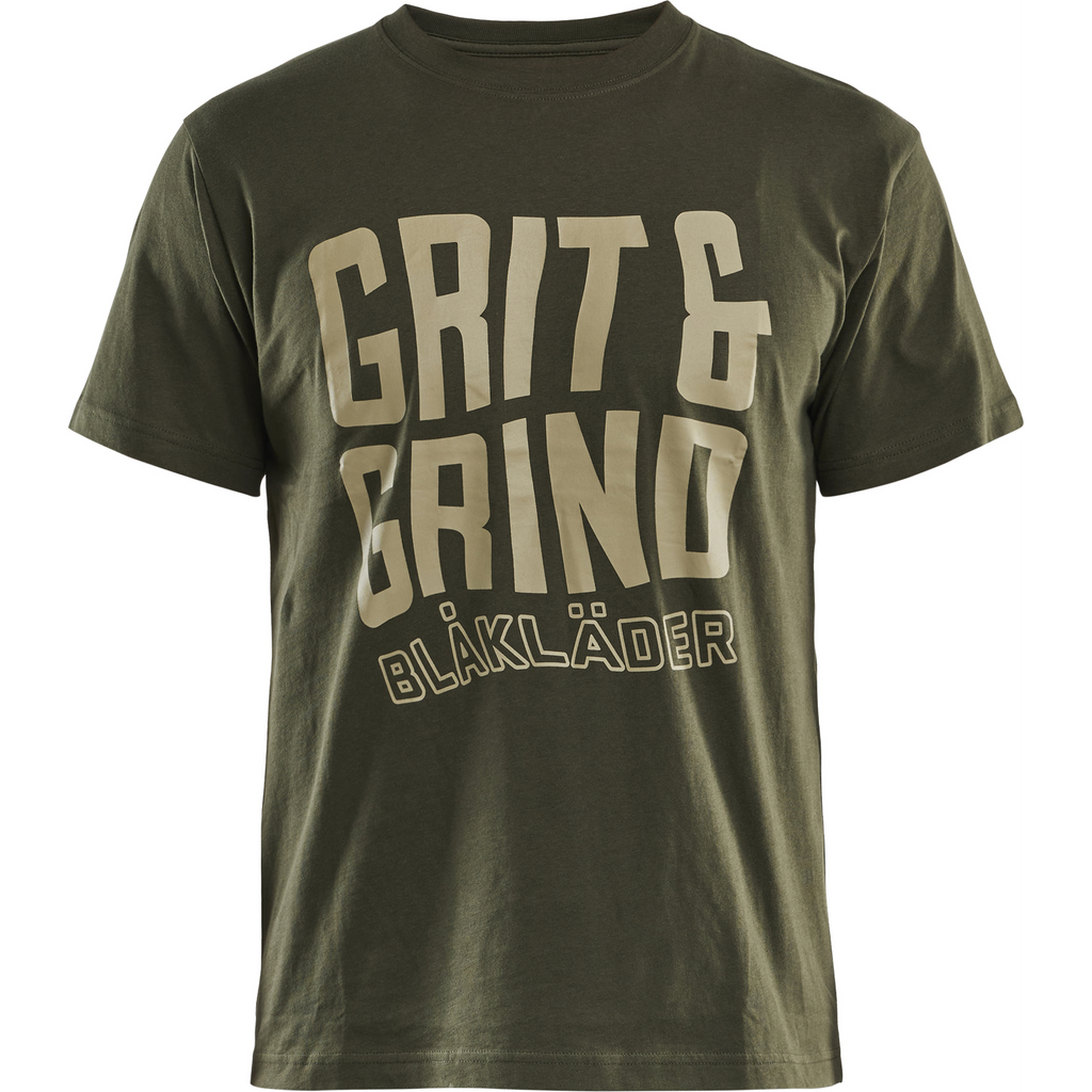 Blaklader Grit and Grind T-Shirt, Forest Green