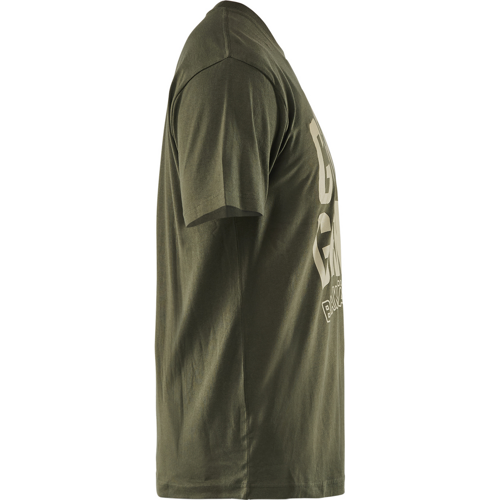 Blaklader Grit and Grind T-Shirt, Forest Green (2)