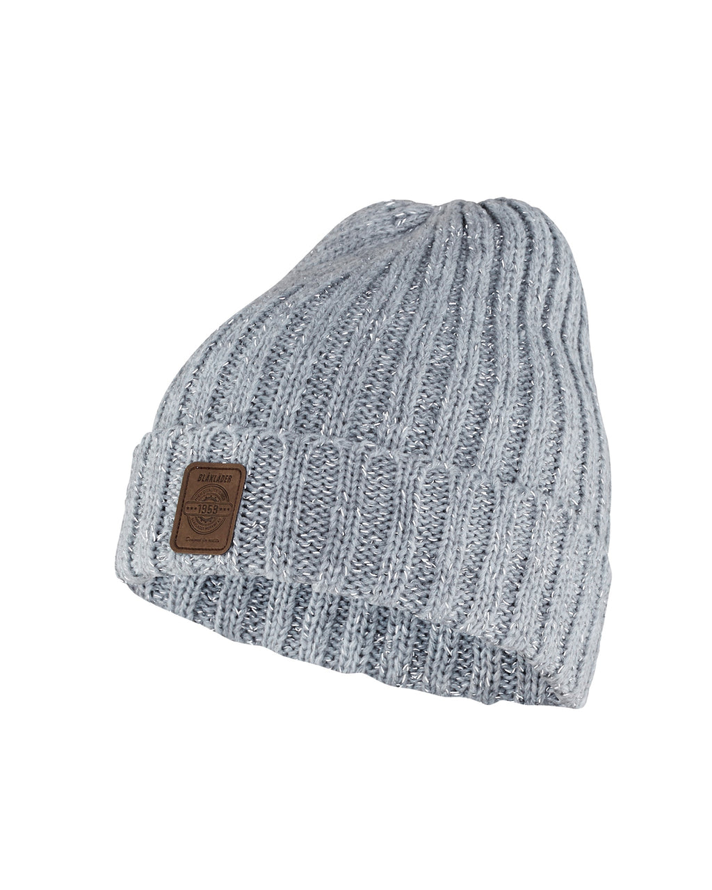 Blaklader Reflective Beanie, Grey Melange (3)