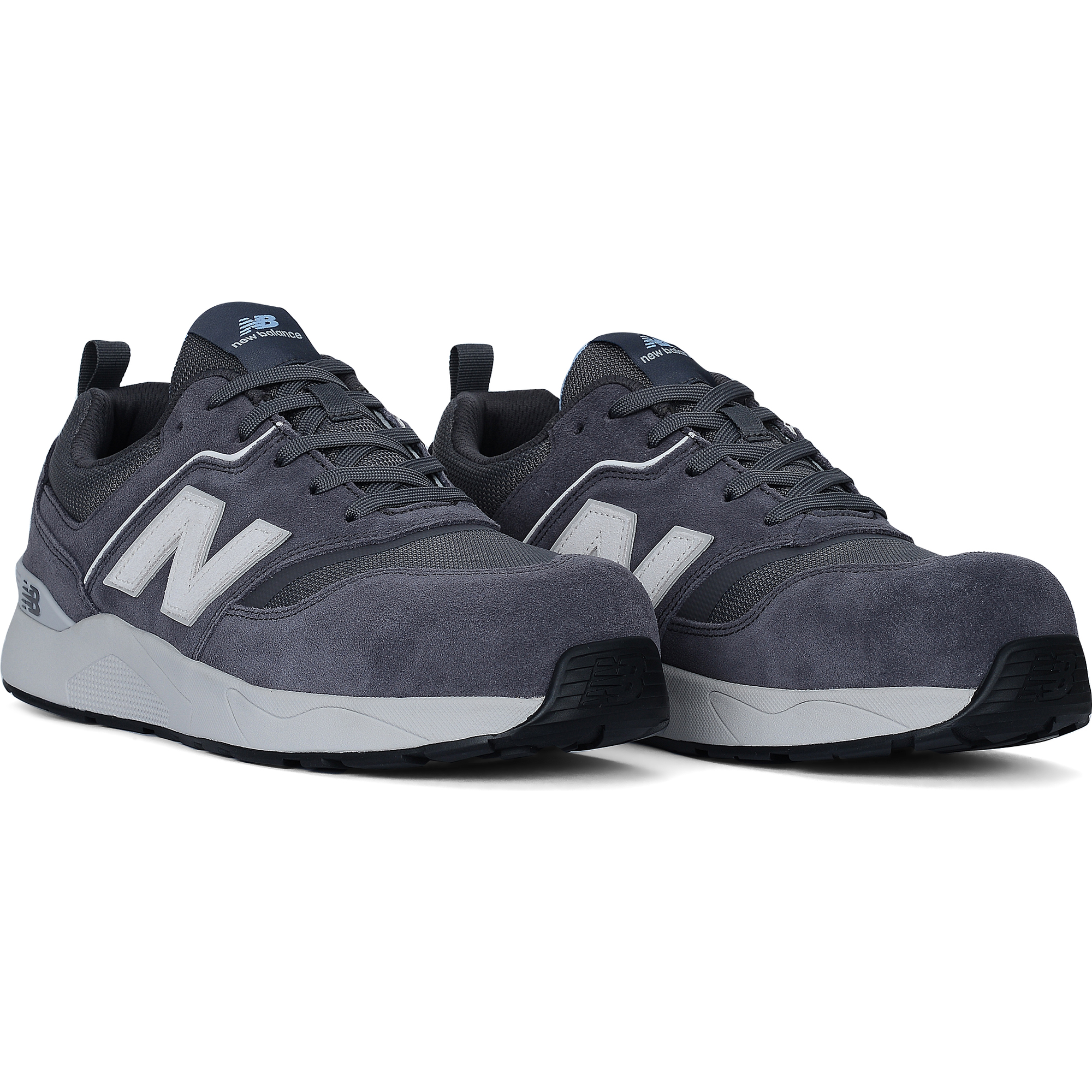 New Balance Elite Lite Womens Safety Shoe S1 PL HRO FO SC SR Magnet/whispy Blue (6)