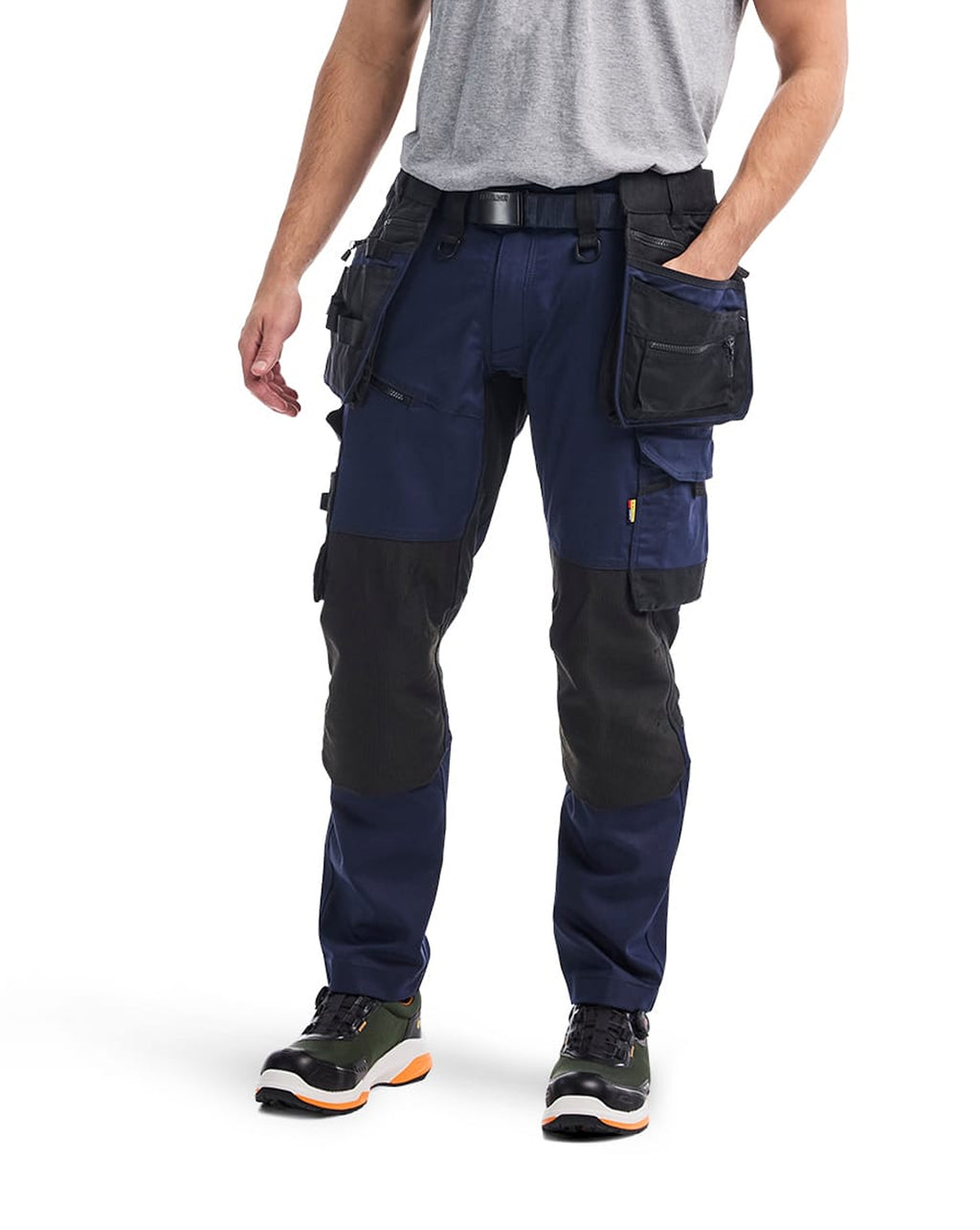 Blaklader STRIKER Stretch Craftsman Work Trousers, Dark Navy/Black (9)