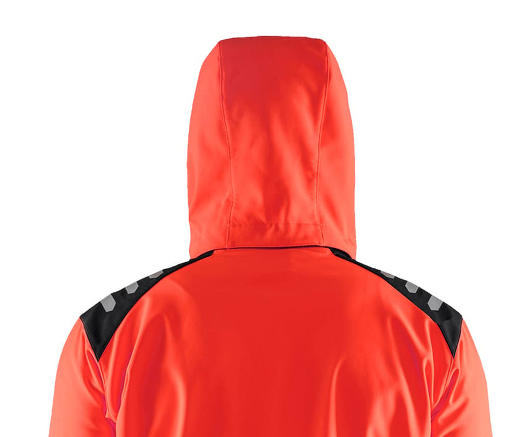 Blaklader High Vis Softshell Jacket, Red/Black (10)