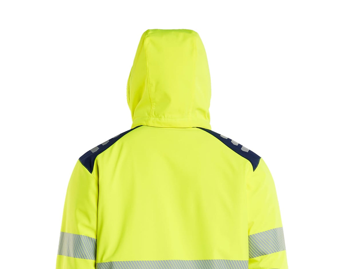 Blaklader High Vis Lined Lightweight Softshell Winter Jacket, Yellow/Navy (7)