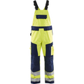 Blaklader High Vis Bib and Brace, Yellow/Navy